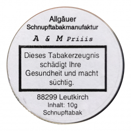 Allgäuer Schnupfmanufaktur "A und M Priis" 10g