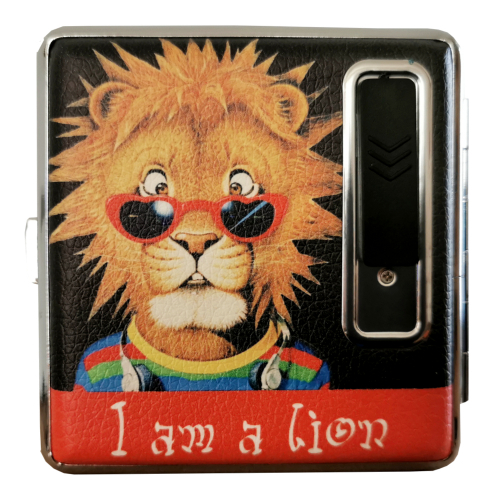 Angelo Zigaretten Euti USB Charging Type Lighter Lion