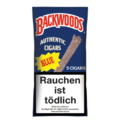 Backwoods Authentic Cigars Blue 5 St/Pck